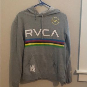 Small RVCA gray sweatshirt